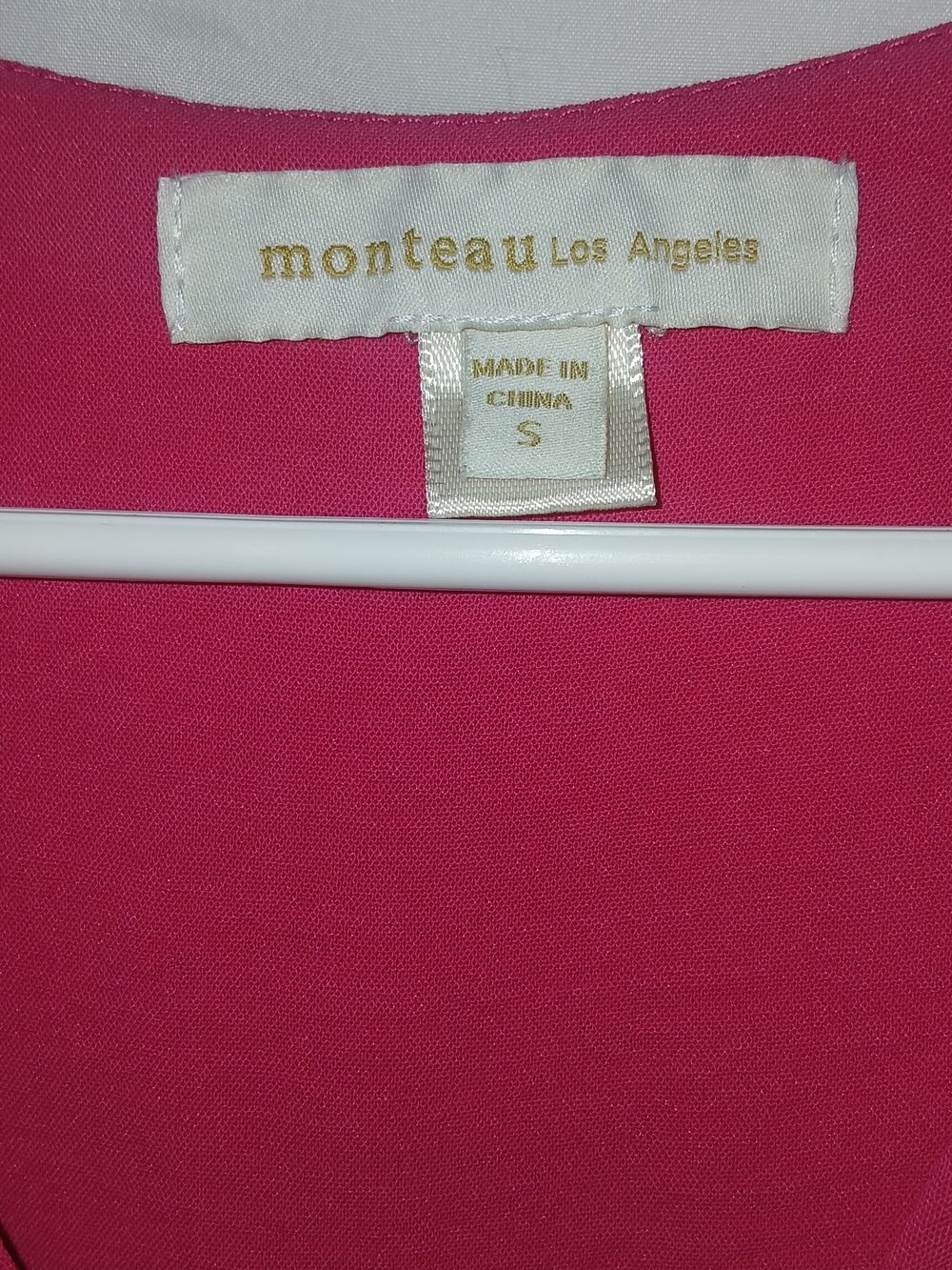 Monteau Los Angeles Hot Pink Mini Dress